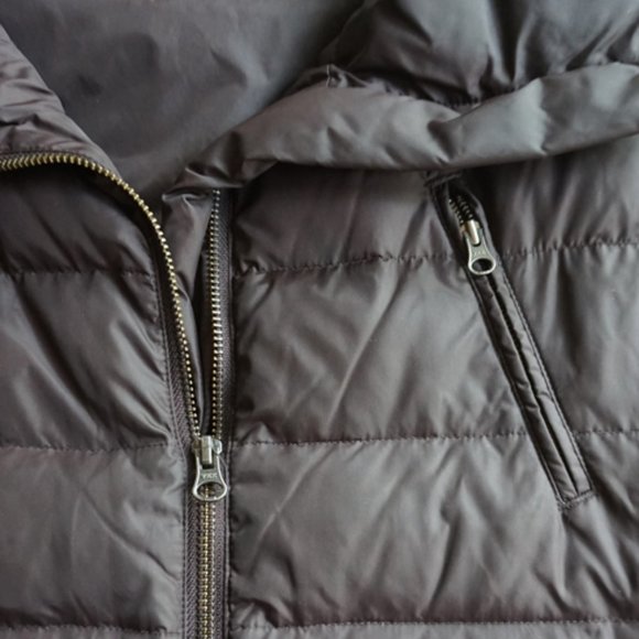 Eileen Fisher Dark Brown Down Puffer Vest- size L - Picture 2 of 4
